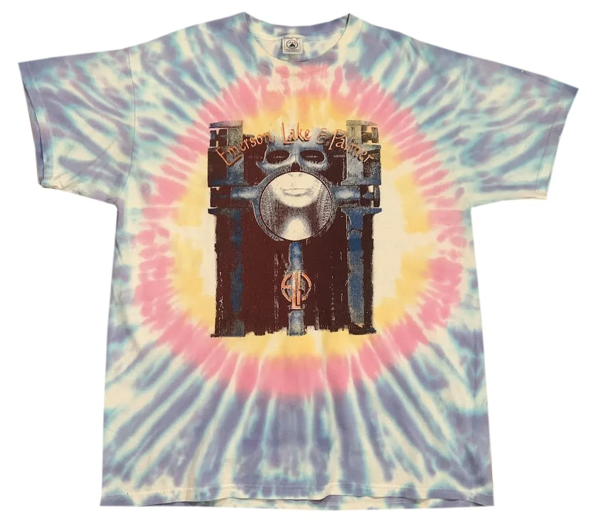 Vintage Emerson Lake Palmer 1997 World Tour Tie Dye T Shirt (Size
